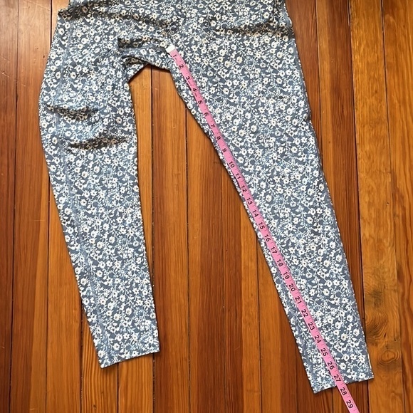 Summersalt The Do It All Hi Rise Full Length Leggings Bloom in Powder Blue Sz 10 - Picture 5 of 6
